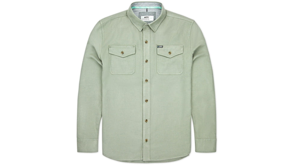Jetty Essex Twill Shirt - Mens, Agave, XXL, F21ESSE-MFAGV-XXL