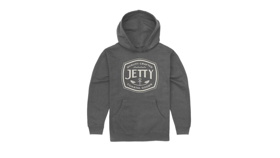 Jetty Grom Moor Hoodie - Kids, Charcoal, YL, 26672