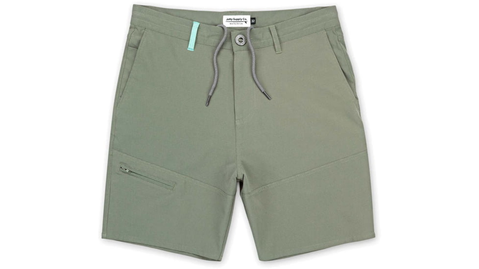 Jetty Mordecai 9 in Utility Short, Sage Green, 28, MORDECA-MBSAG-28