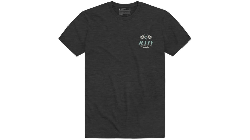 Jetty Seahorse Racing Tee - Men's, Charcoal, Large, 31111