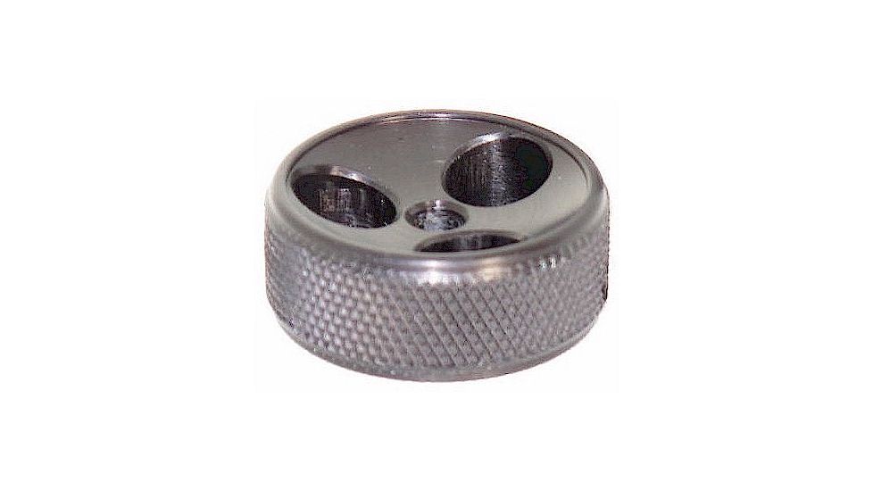JMI Telescopes Knurled-Aluminum Black Knobs EV-KNBA