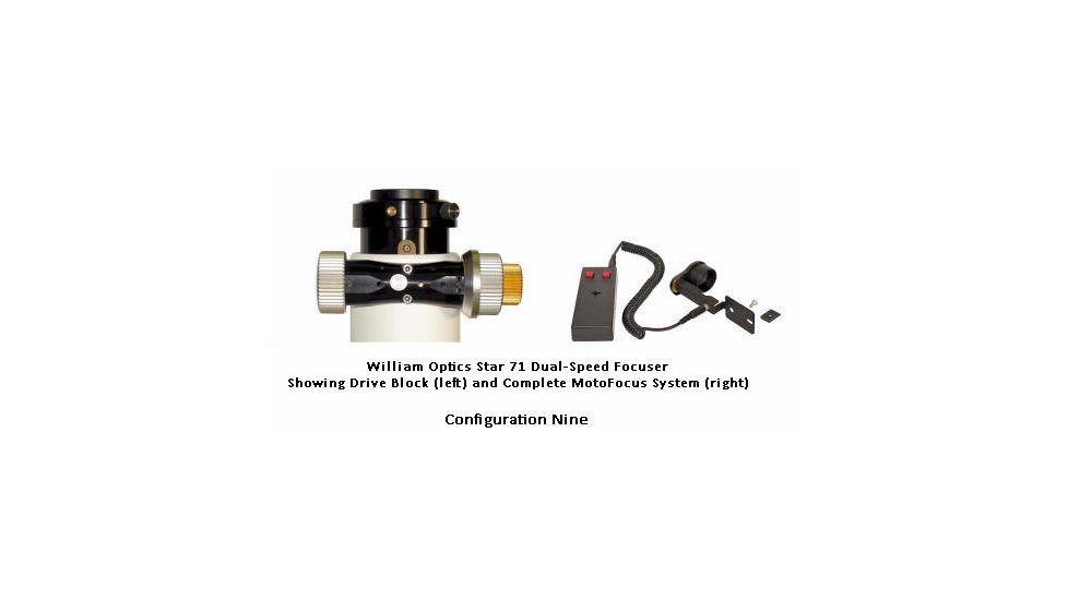 JMI Telescopes MotoFocus William Optics Rack-and-Pinion Focuser, Configuration 9 MFWO9