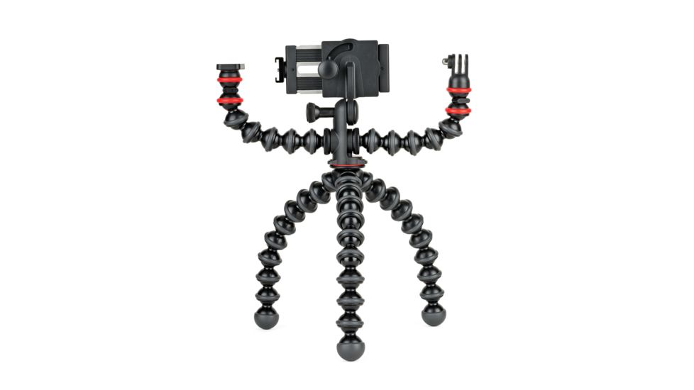 JOBY Gorilla Pod Mobile Rig Aluminum Tripod for Mobile Phone Video, Black, JB01533