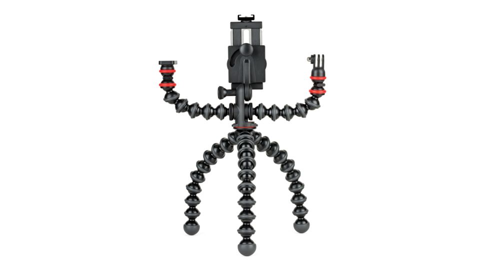 JOBY Gorilla Pod Mobile Rig Aluminum Tripod for Mobile Phone Video, Black, JB01533