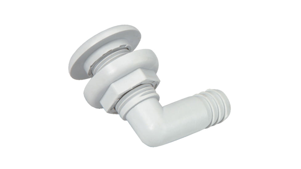 Johnson Pump 90 deg Thru Hull Connector 3/4, 3/4in, 75035-00