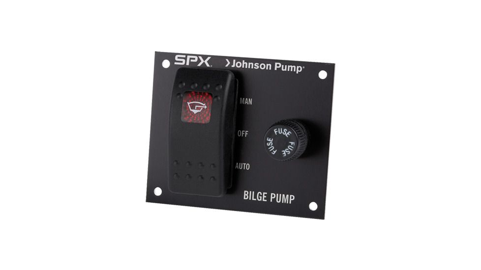 Johnson Pump Bilge Pump 3-way Panel Switch, 12V, 82044