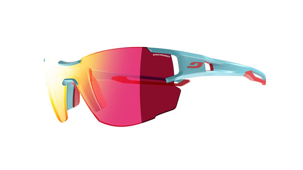 Julbo Aerolite Sunglasses with Spectron 3CF Lenses, Blue/Pink, Medium J4961112