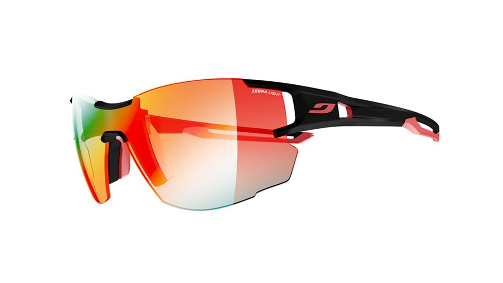 Julbo Aerolite Sunglasses, Black/Red, Zebra Light, J4963314