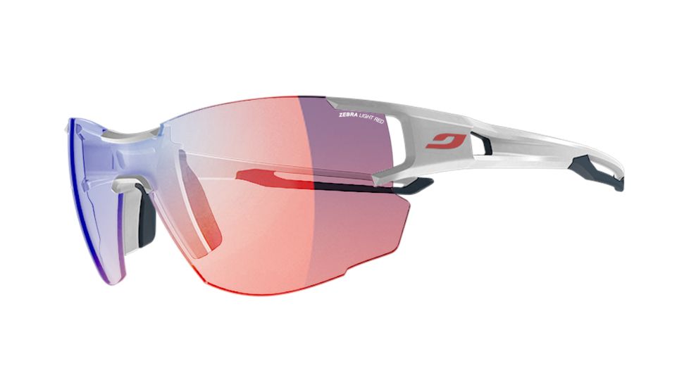 Julbo Aerolite Sunglasses, White/Blue, Zebra Light, J4963411