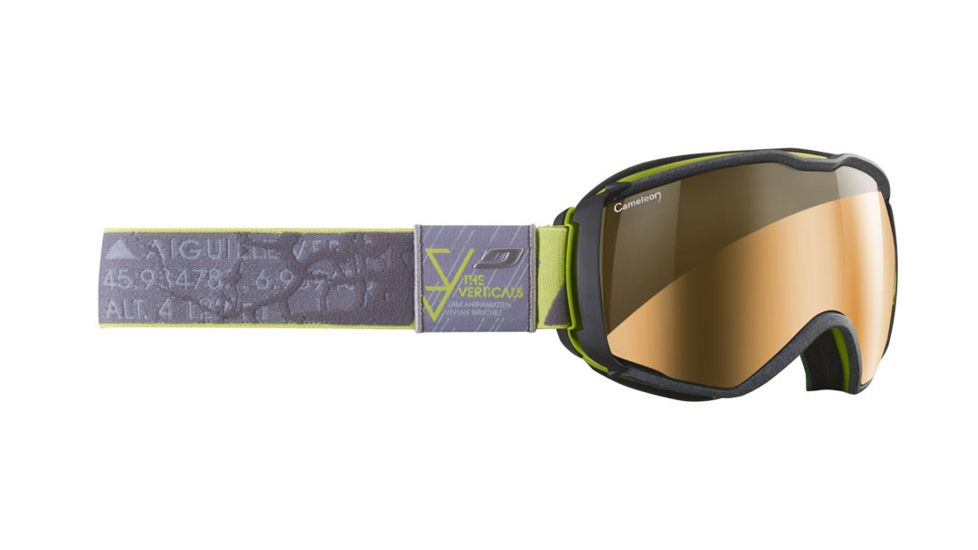 JULBO Aerospace Freerando Ski Goggles,Grey/Green,Camel Lenses, Large 74050145FS