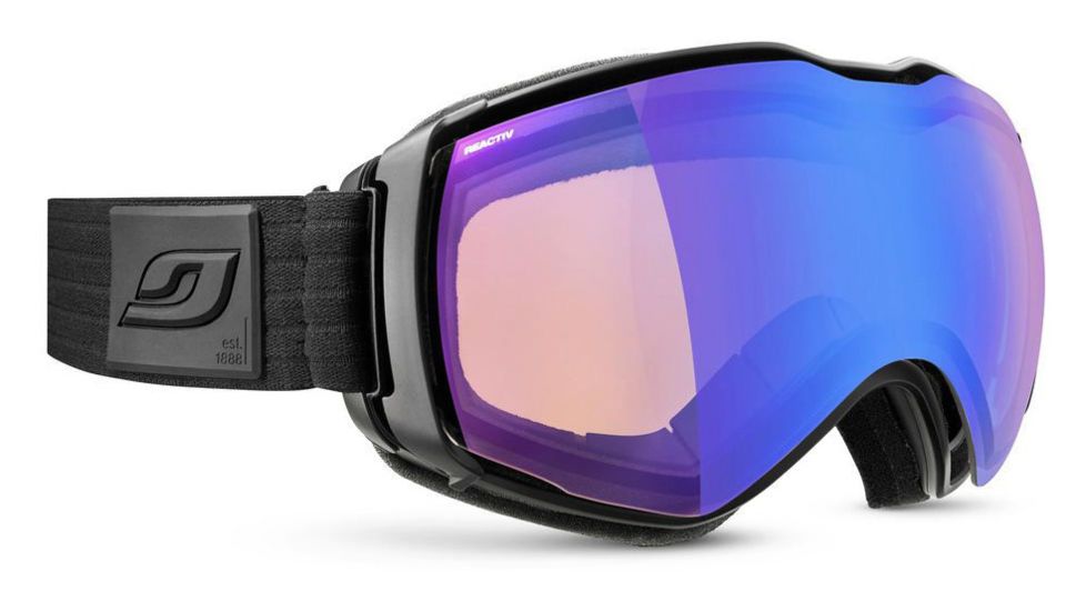 Julbo Aerospace OTG Snow Goggles, Full Black, Reactiv Performance 1-3 HC Lens, Large, J80534149