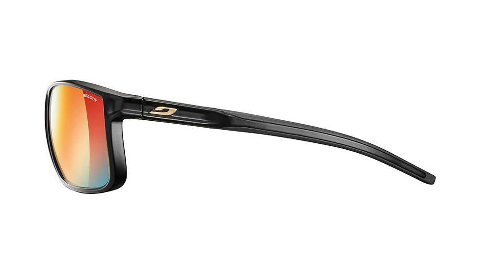 Julbo Arise Sunglasses Matte Black Frame with Zebra Light fire Lenses, J5183314