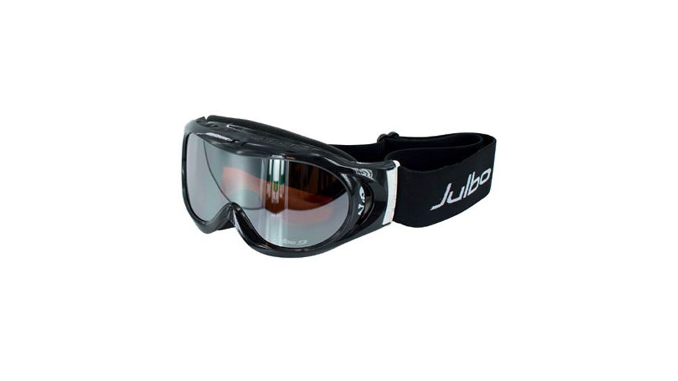 Julbo Astro Goggles - Black/White Frame, Cat 3 Orange/Flash Silver 71512140