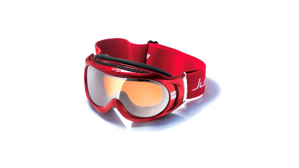 Julbo Astro Goggles - Red/Black Frame, Cat 3 Orange/Flash Silver 71512131