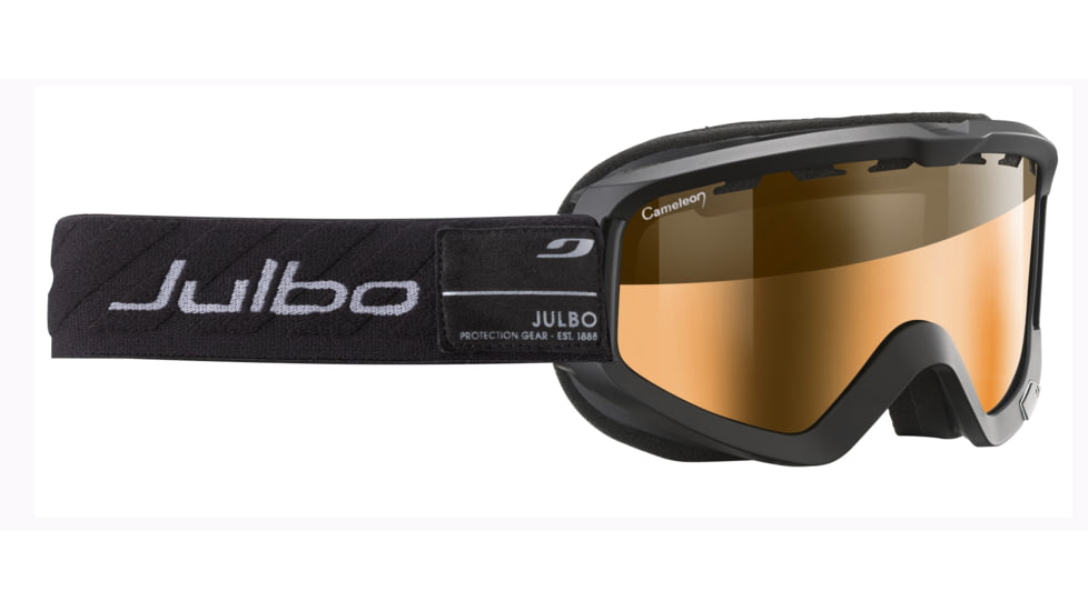 JULBO Bang Next Ski Goggles,Black,Camel Lenses w/Silver Flash, Standard 74350145