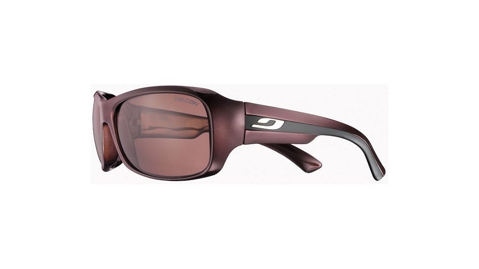 Julbo Cargo Sunglasses; Shiny Choc/Matt Black Frame With Falcon Lenses 4477350