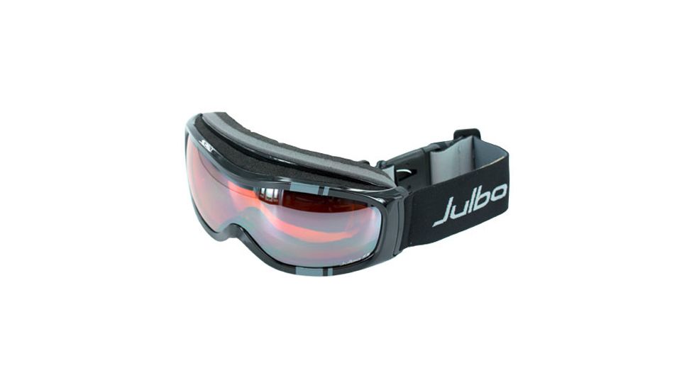Julbo Cassiopee Rx Insert Goggles - Black Frame, Cat 3 Flash Silver/Orange tint lens 70512140