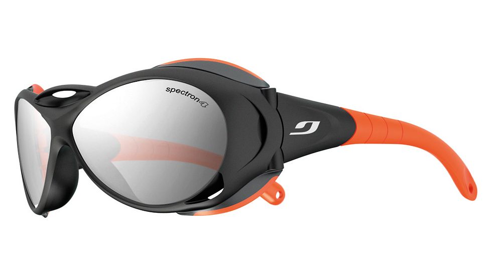 Julbo Explorer XL Mountain Sunglasses - Black/Orange Frame,Spectron 4 Lenses 335122