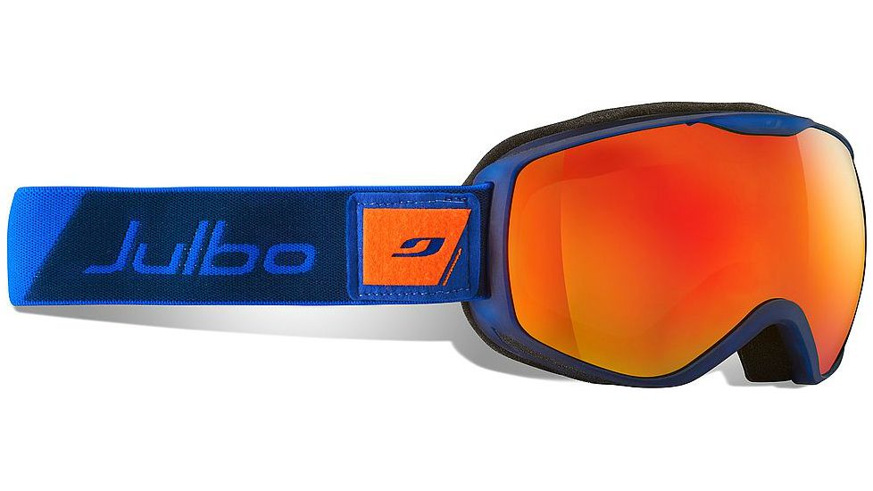 Ison DLX Goggle-Dark Blue Blue-Orange Spectron 3 with Multilayer Fire Flash Treatment