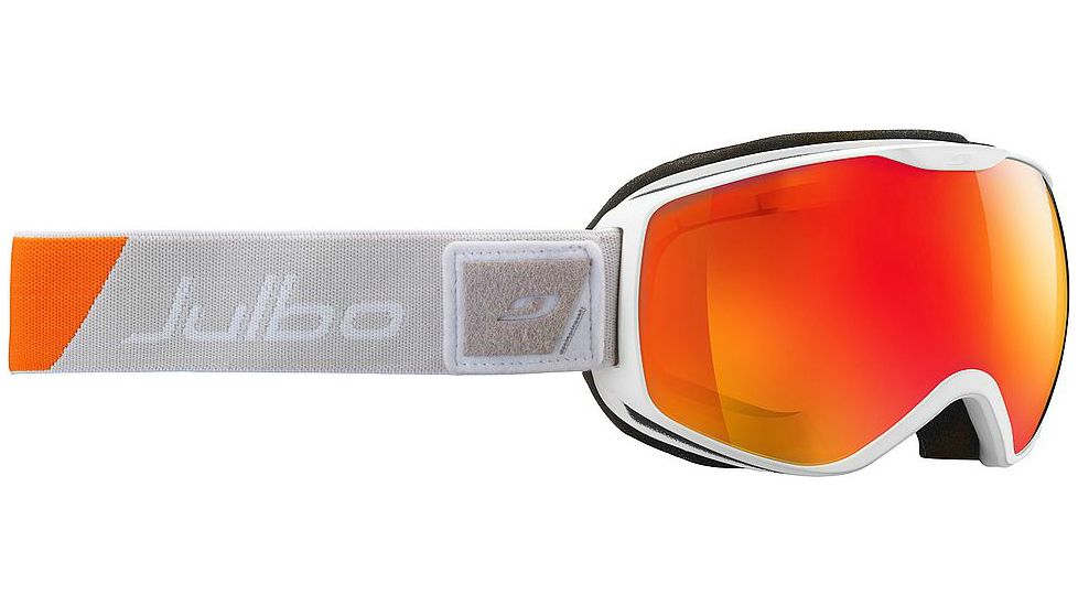 Ison DLX Goggle-White Orange Grey-Orange Spectron 3 with Multilayer Fire Flash Treatment