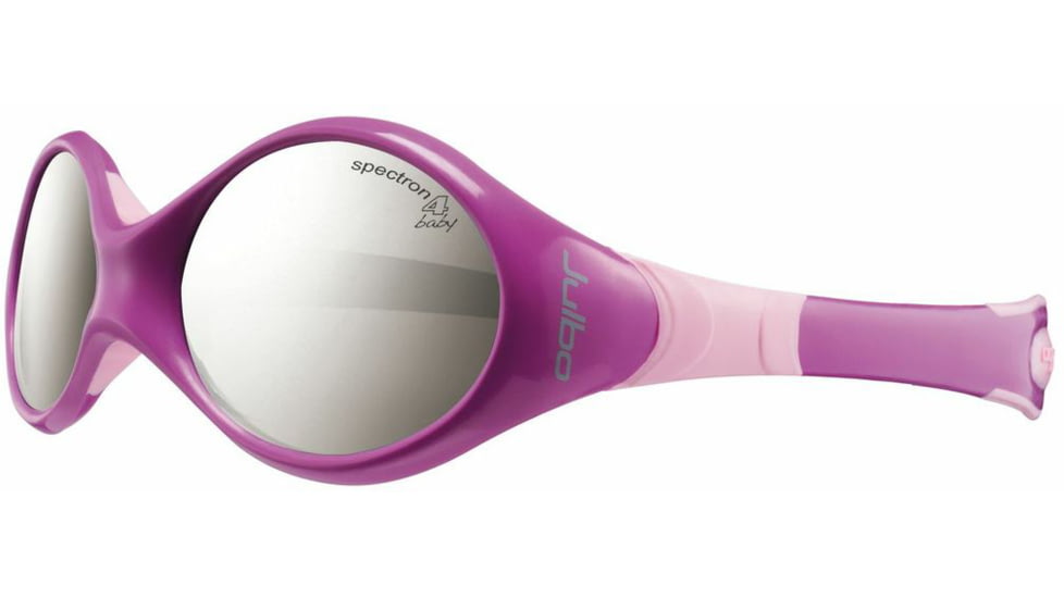 Julbo Looping 2 Kids Sunglasses, Pink/Pink  w/ Spectron 4 Baby Lenses 3322319C