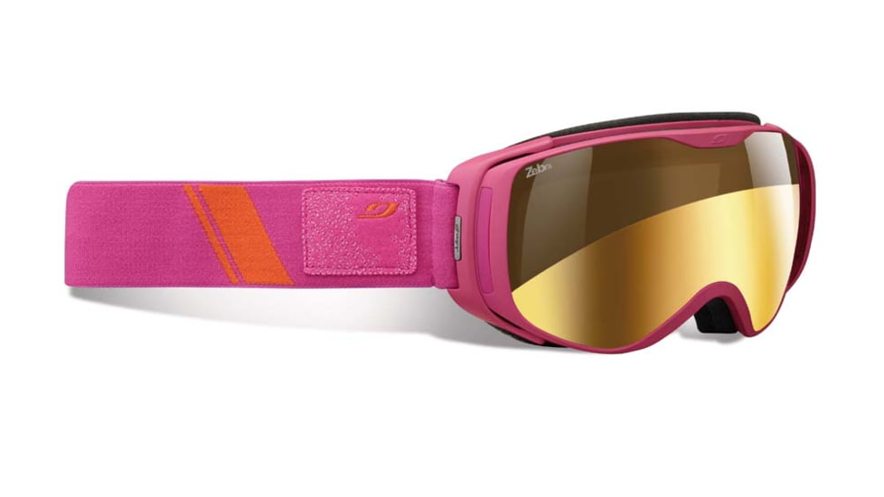 Julbo Luna Goggles, Fuschia w/Zebra Double Spherical Lenses And A Gold Flash Treatment 72831184