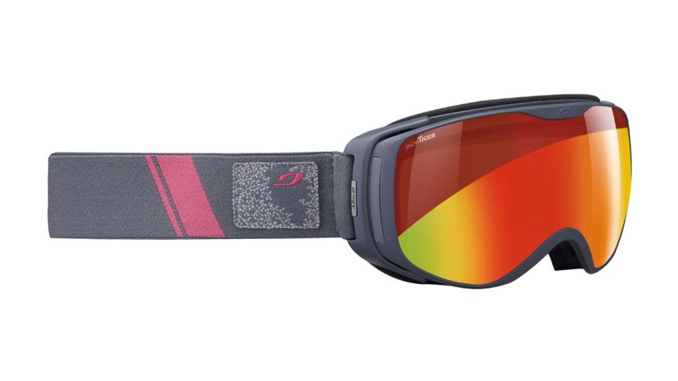 Julbo Luna Goggles, Grey w/Snow Tiger Double Spherical Lenses And A Multilayer Fire Flash Treatment 72873214
