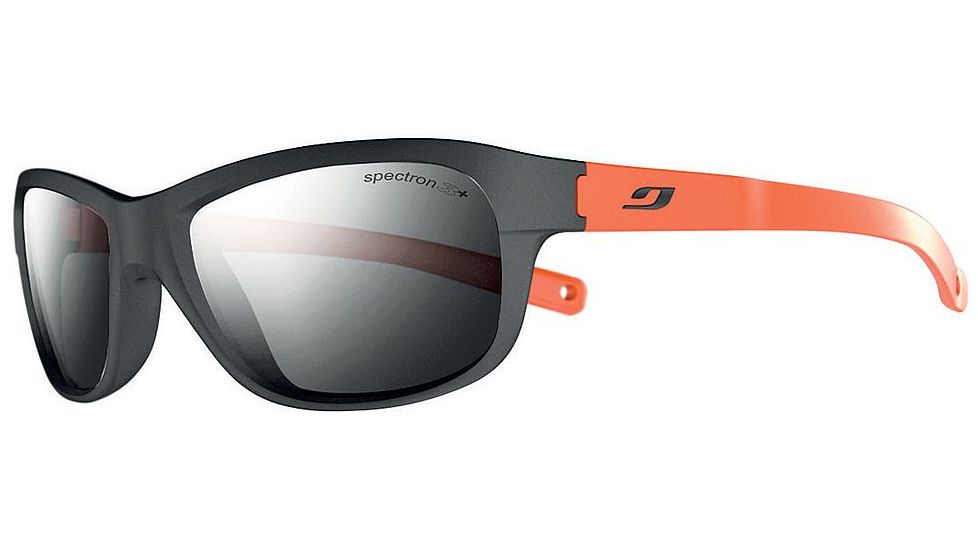 Julbo Player Kids Sunglasses, Black/Orange Frame Frame w/Spectron 3+ Lenses 4621114