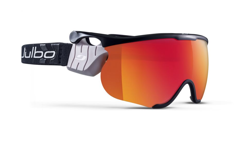 Julbo Sniper Goggles, Black/Black with Orange, Large, J70012147