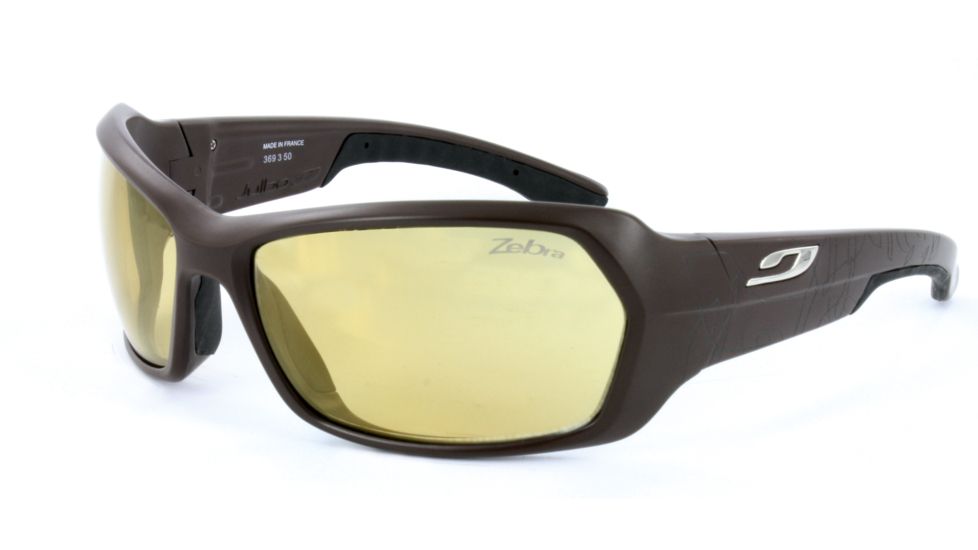 Julbo Dirt Zebra Antifog Chocolate Performance Sunglasses 369350