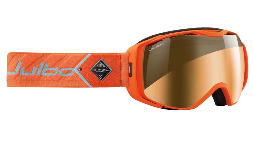 Julbo Universe Goggles, Orange w/Camel Double Spherical Lenses And A Silver Flash Treatment 73650784