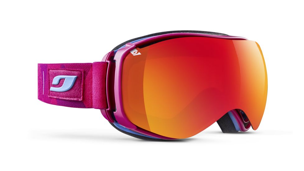 Julbo Ventilate Goggles, Fluorscent Pink Kaleido with Orange, Large, J75512137