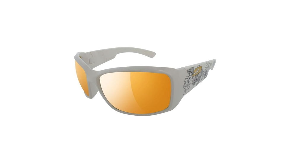 Julbo Whoops Sunglasses, Shiny White Frame w/ Zebra Lenses 4003111