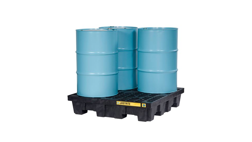 Justrite 4 Drum Pallet Inline Eco Plug 28633, Unit EA