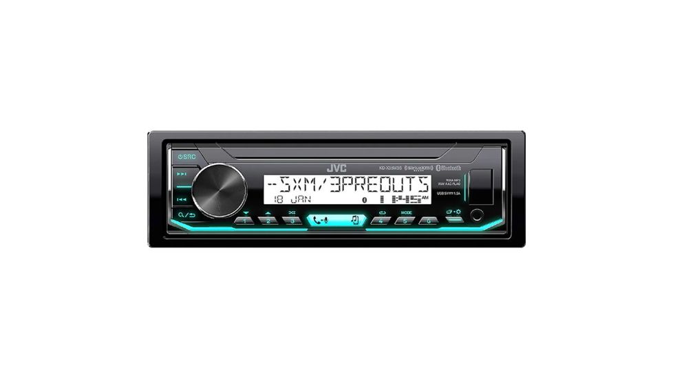 JVC Marine Mechless AM/FM/BT/Sat Ready, Black KDX35MBS