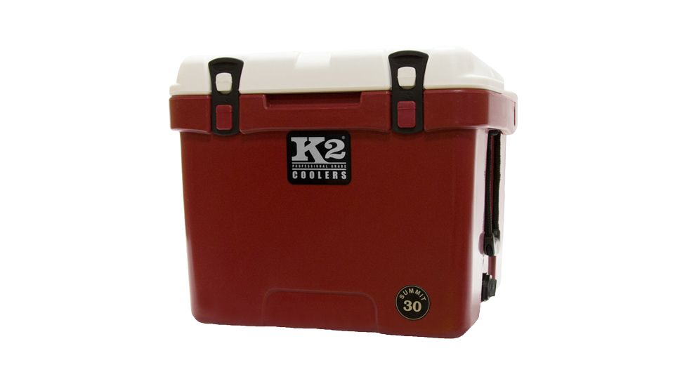 K2 Coolers Summit Series 30 Qt Coll Series Crimson/white Lid