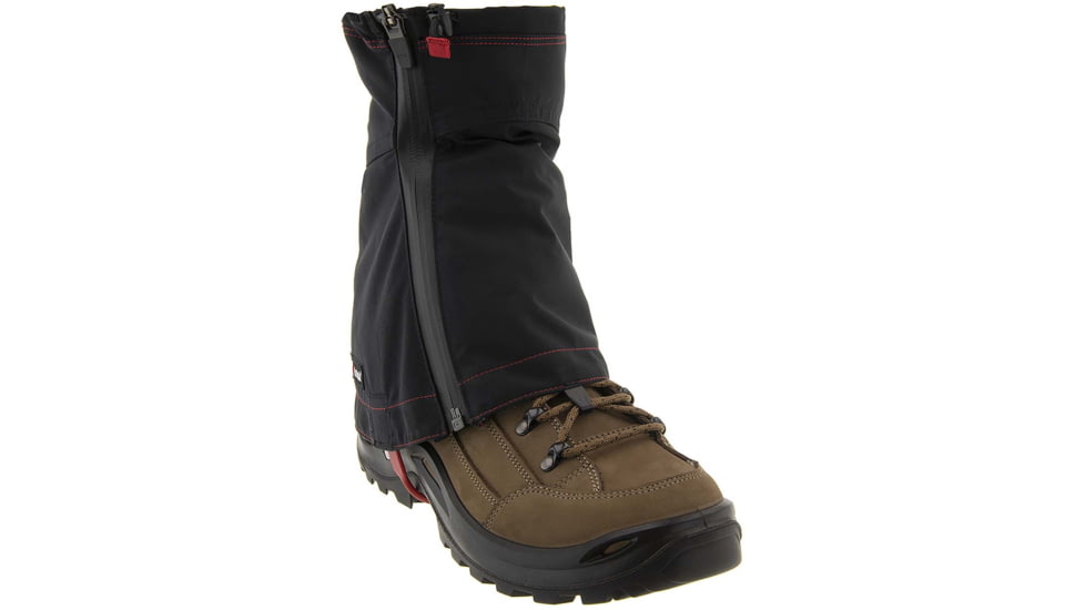 Kahtoola LEVA Gaiters GTX Mid, Black/Black, Large, KT09054