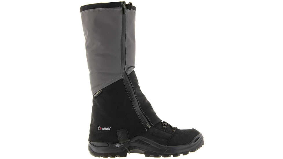 Kahtoola NAVA Gaiters GTX, Dark Gray/Black, Small, KT08002