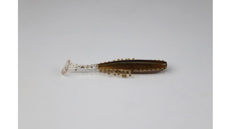 Kalins Fishing Kalin 2in Triple Tickle Tail, 10 Pack, Arkansas Shad, 2TL10-713