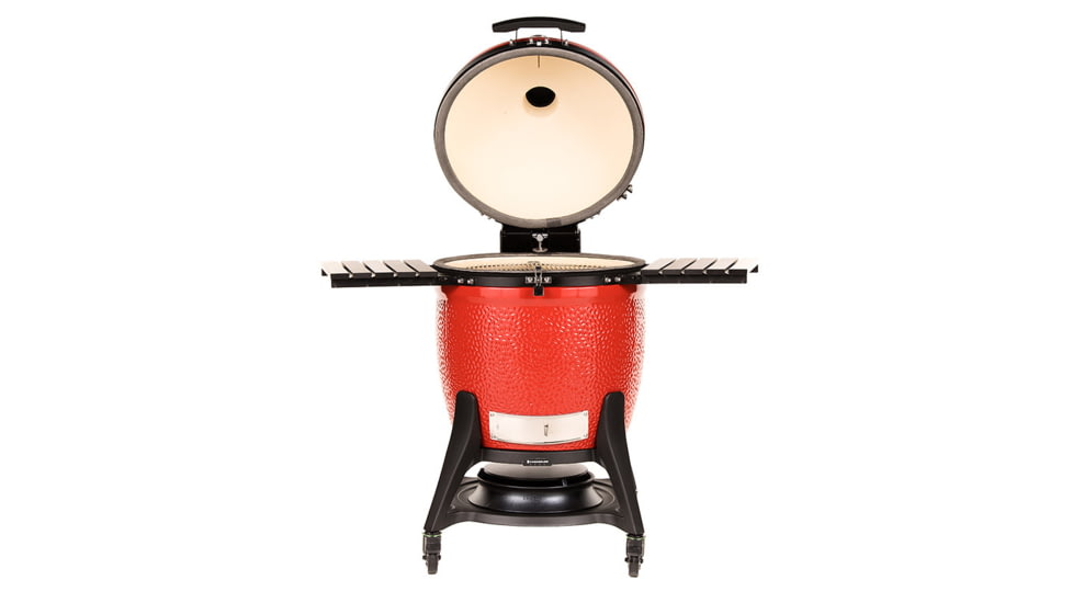 Kamado Joe Big Joe III 24 inch Charcoal Grill, Ceramic, Red, Large, KJ15041021