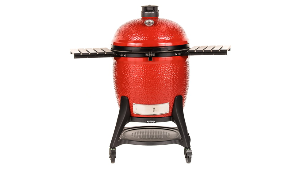 Kamado Joe Big Joe III 24 inch Charcoal Grill, Ceramic, Red, Large, KJ15041021