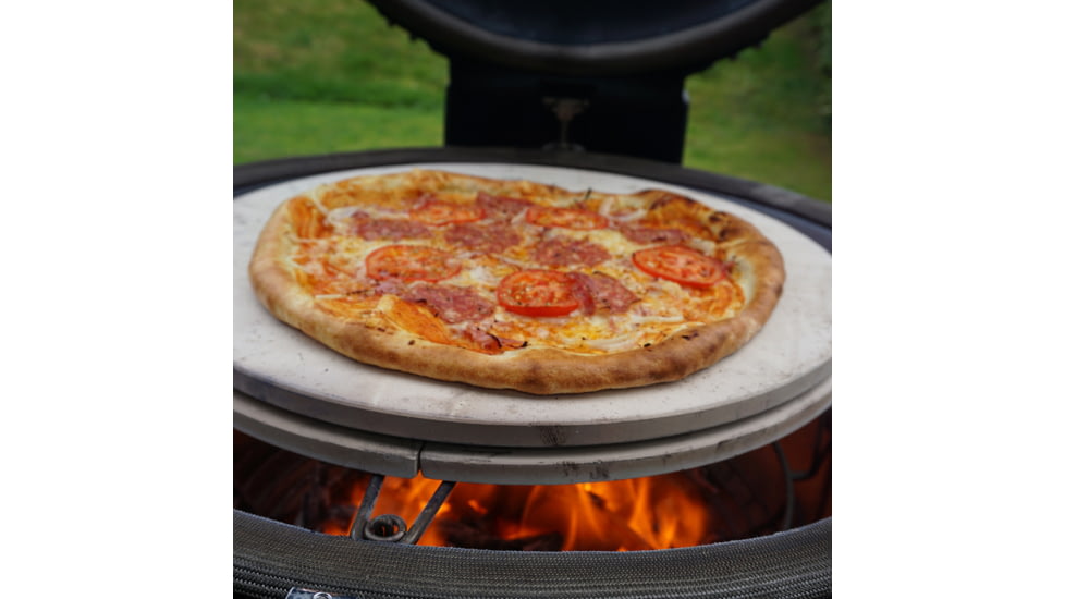 Kamado Joe Classic Joe Pizza Stone, Ceramic, White, Medium, KJ-PS23