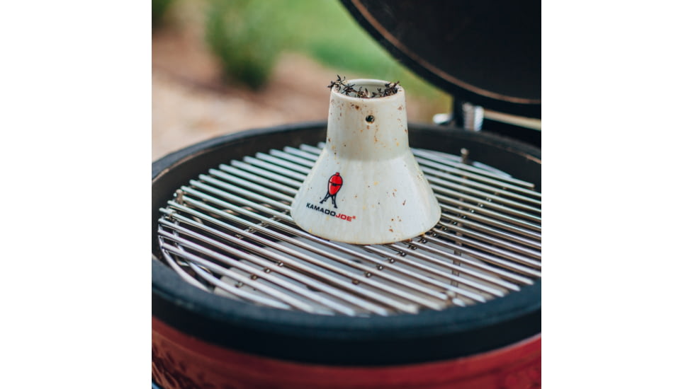 Kamado Joe Chicken Cooking Stand, Ceramic, White, Small, KJ-CS