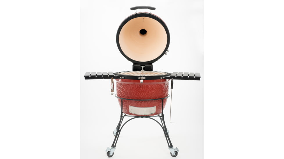 Kamado Joe Classic II 18 inch Charcoal Grill, Ceramic, Red, Medium, KJ23RHC