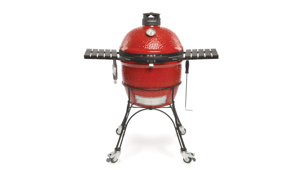 Kamado Joe Classic II 18 inch Charcoal Grill, Ceramic, Red, Medium, KJ23RHC