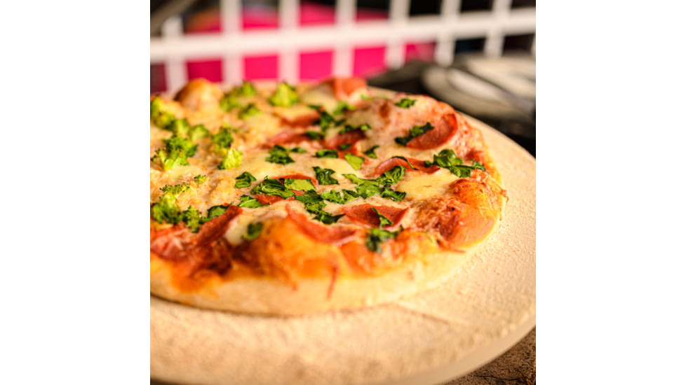 Kamado Joe Classic Joe Pizza Stone, Ceramic, White, Medium, KJ-PS23