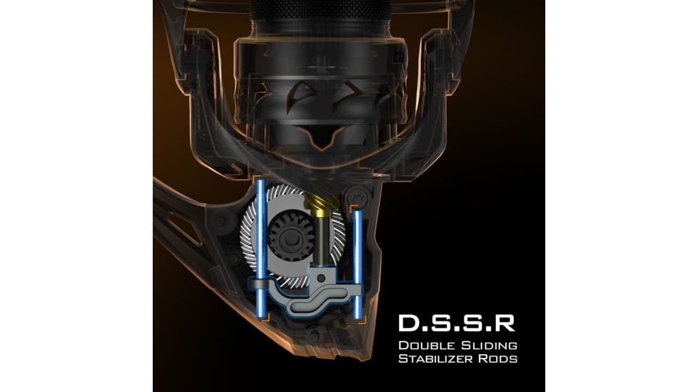 Kast King Kestrel 1000 SFS Carbon Body Spinning Reel, 6.2:1, 4.6oz, KKRLSPNKSSFS10GS