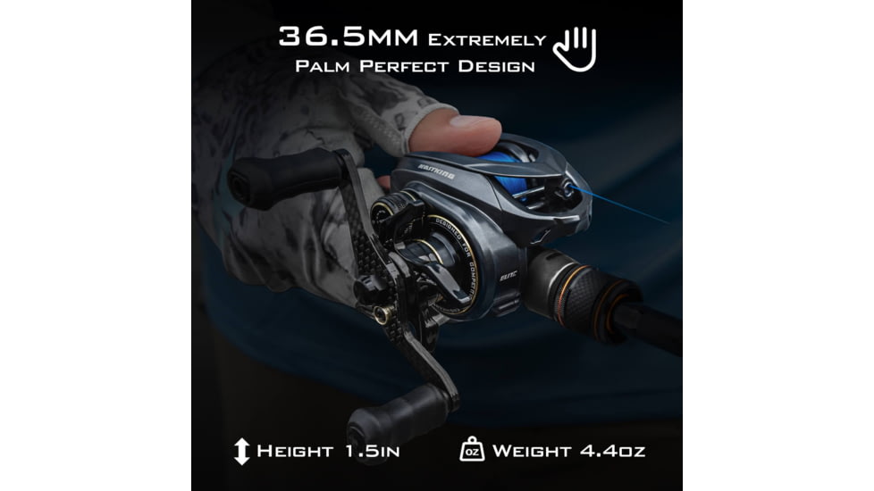 Kast King Kestrel Elite Magnesium Frame BFS Finesse Baitcasting Reel, Right, KKRLCSTKSEBFS84RSCG