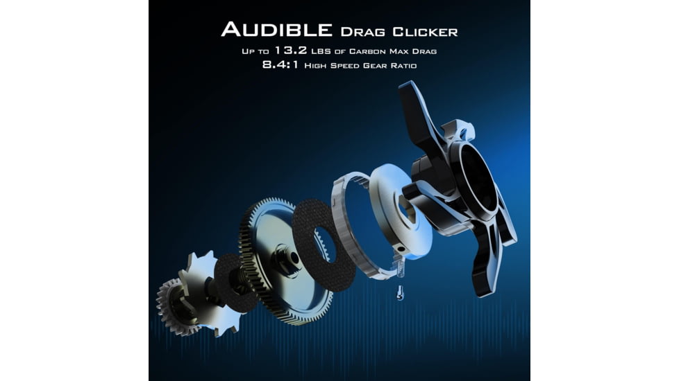 Kast King Kestrel Elite Magnesium Frame BFS Finesse Baitcasting Reel, Right, KKRLCSTKSEBFS84RSCG