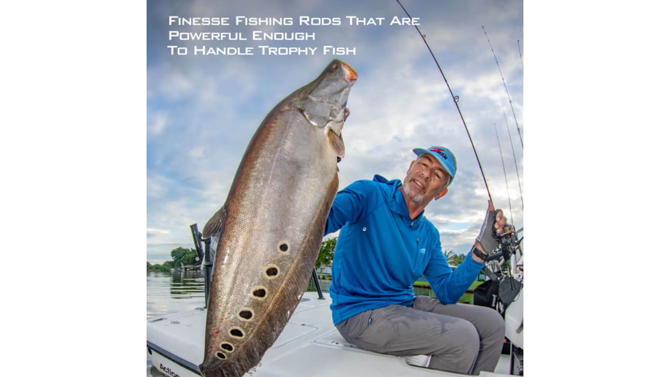 Kast King Kestrel Finesse Fishing Rod, Spinning 52 / Fast-Feather Light-2pcs, KKRDSPNKS52FLSF2